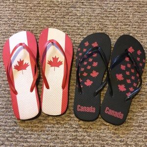 Canada flip flops